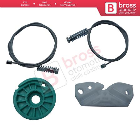 Mercedes CLK Class MK2 W209 C209 A209 2002-2009 2-Kapı A2096700103 İçin Arka Sol Cam Kriko Seti