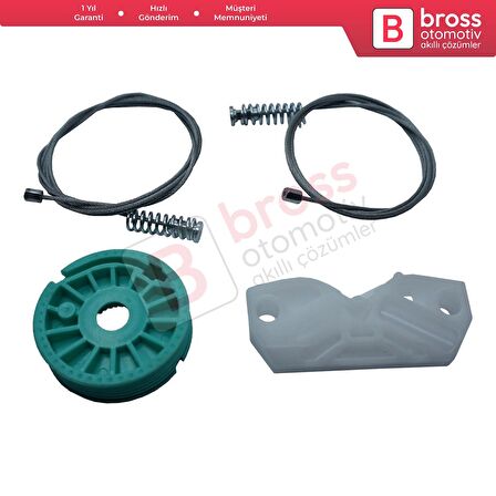 Mercedes CLK Class MK2 W209 C209 A209 2002-2009 2-Kapı A2096700103 İçin Arka Sol Cam Kriko Seti