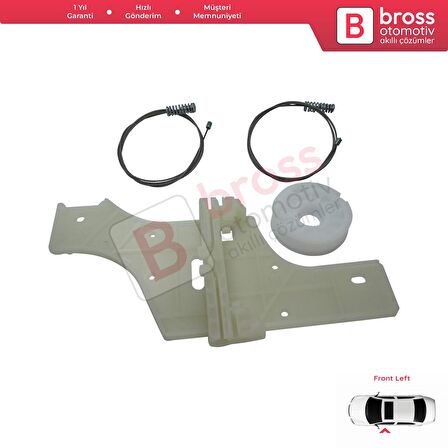 Peugeot 508 MK1 W23  8D 8E 2010-2018 4/5 Kapı 9221GY İçin Elektrikli Ön Sol Cam Kriko Tamir Seti