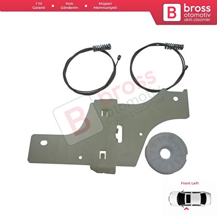 Peugeot 508 MK1 W23  8D 8E 2010-2018 4/5 Kapı 9221GY İçin Elektrikli Ön Sol Cam Kriko Tamir Seti