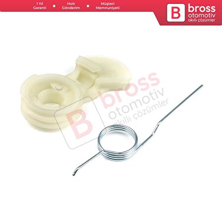 Renault Scenic 2 Modus İçin Ön veya Arka Sağ Cam Kriko Köşe Plastik Takımı