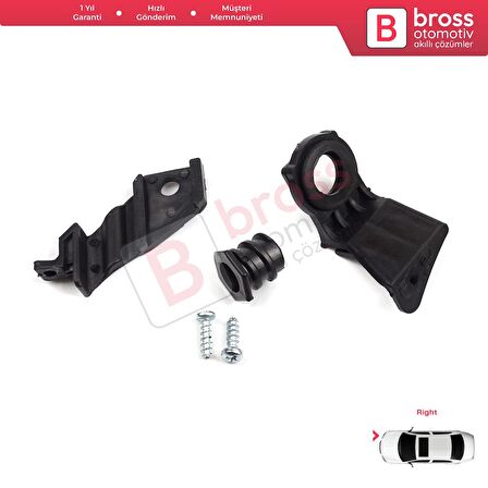 VW Jetta MK5 2005-2010 Golf MK5 2004-2009 1K0998226 İçin Sağ Ön Far Ayak Tamir Seti 