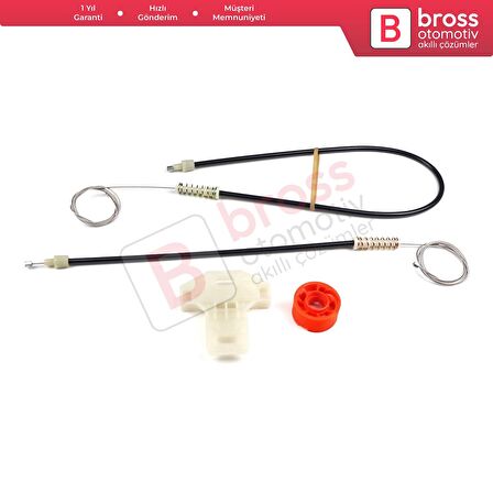 DAF CF65 CF75 CF85 XF95 XF105 2001-2013 1779728 İçin Sağ Kapı Cam Kriko Tamir Seti