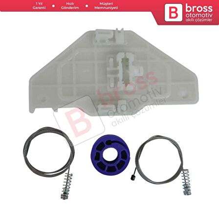 Citroen C5 MK2 MK3 2007-2018 4/5 Kapı 9675915180 İçin Elektrikli Arka Sağ Cam Kriko Tamir Seti