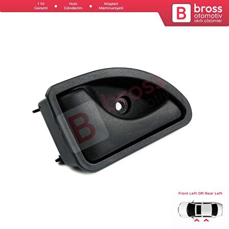 Renault Kangoo MK1 Twingo MK1 Nissan Kubistar X76 8200259376 İçin Sol İç Kapı Açma Kolu Siyah