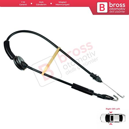 VW Passat B2 B3 B5 B6 Skoda Superb 3U4 İçin Ön Kapı İç Açma Teli 3U0837085