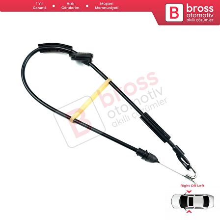 VW Passat B2 B3 B5 B6 Skoda Superb 3U4 İçin Ön Kapı İç Açma Teli 3U0837085