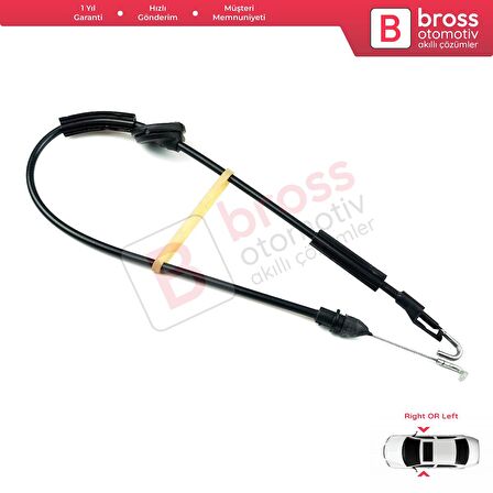 VW Passat B2 B3 B5 B6 Skoda Superb 3U4 İçin Ön Kapı İç Açma Teli 3U0837085