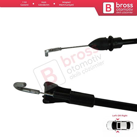 Seat Cordoba MK1 MK2 Toledo MK2 İçin Ön Kapı İç Açma Teli 5P08370858