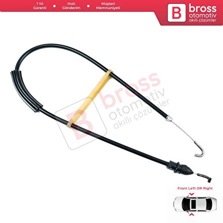 Skoda Octavia MK1 1U 1U2 1U5 1996–2010 1U0837099 İçin Ön Sağ veya Sol Kapı İç Açma Teli 55 cm