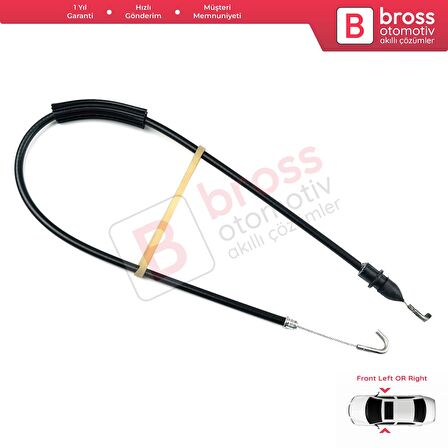 Skoda Octavia MK1 1U 1U2 1U5 1996–2010 1U0837099 İçin Ön Sağ veya Sol Kapı İç Açma Teli 55 cm
