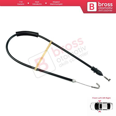 Skoda Octavia MK1 1U 1U2 1U5 1996–2010 1U0837099 İçin Ön Sağ veya Sol Kapı İç Açma Teli 55 cm