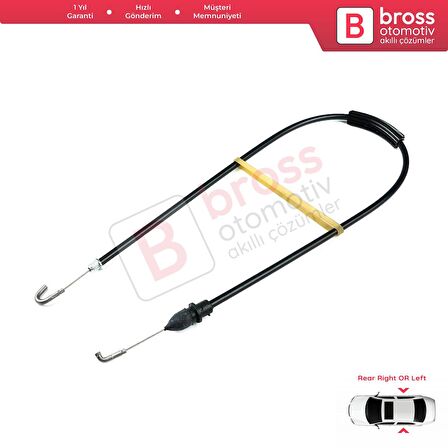 Skoda Octavia MK1 İçin Arka Kapı İç Açma Teli 1U4839099B