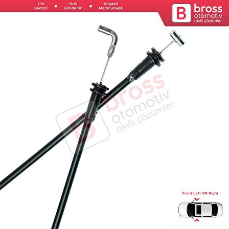 MAN TGA TGX TGL TGS Kamyon İçin Ön Kapı İç Açma Teli 81626800132