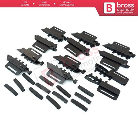 Peugeot 307 SW İçin 24 Parça Tavan Perdesi Tamir Takımı 84001TY