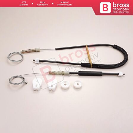 Peugeot 308 4B 2009-2014 Convertible CC 9681903380 İçin Elektrikli Arka Sol Cam Kriko Tamir Seti