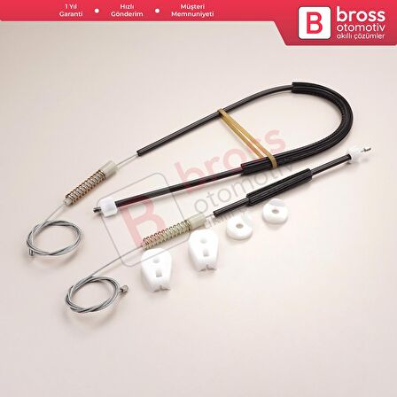 Peugeot 308 4B 2009-2014 Convertible CC 9681903380 İçin Elektrikli Arka Sol Cam Kriko Tamir Seti