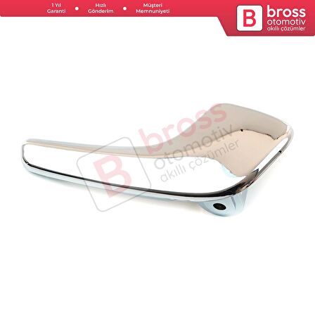 Opel Corsa D İçin Alüminyum Kaplama Plastik Sağ İç Açma Kapı Kolu 13297814