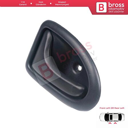 Renault Clio Trafic Master MK2 Scenic Megane Logan 1 Movano A Primastar 1 İçin Gri Sol Kapı Kolu