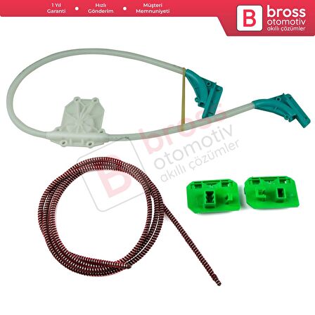 Renault Trucks Premium Kerax Midlum DAF LF 45 55 Volvo FL FE 1400754 İçin Sağ Cam Kriko Tamir Seti