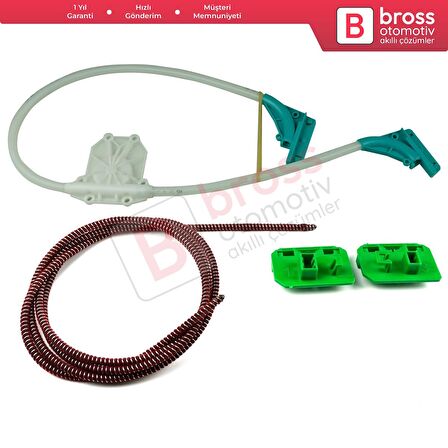 Renault Trucks Premium Kerax Midlum DAF LF 45 55 Volvo FL FE 1400754 İçin Sağ Cam Kriko Tamir Seti