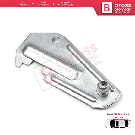 Opel Astra İçin Cam İndirme Mekanizması Bağlantı Metal Parçası Ürünümüz sağ kapı için uygundur.