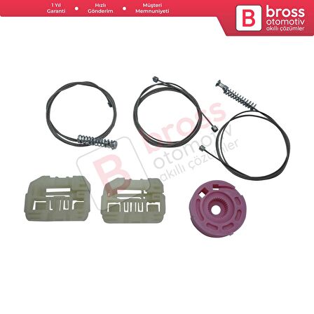 Hyundai I30 MK1 FD 2007-2012 5-Kapı 824712L001 İçin Elektrikli Ön Sol Cam Kriko Tamir Seti