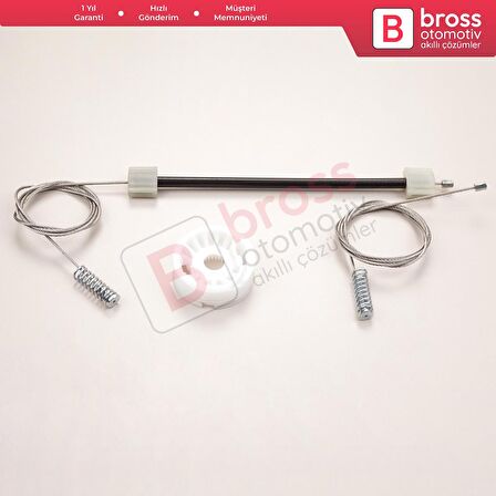 BMW 5 Serisi E60 E61 2003-2010 4/5 Kapı 51357184746 İçin Elektrikli Arka Sağ Cam Kriko Tamir Seti