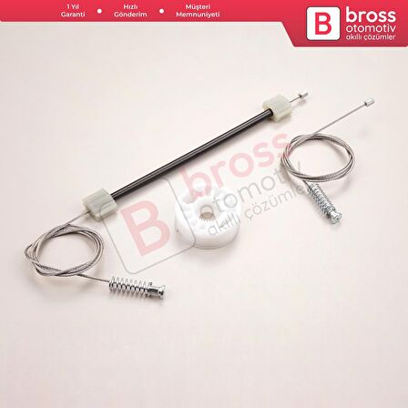 BMW 5 Serisi E60 E61 2003-2010 4/5 Kapı 51357184746 İçin Elektrikli Arka Sağ Cam Kriko Tamir Seti