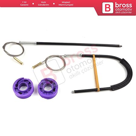 Audi A3 S3 MK3 8V 2012-2021 4/5 Kapı İçin Elektrikli Arka Sol veya Sağ Cam Kriko Tamir Seti