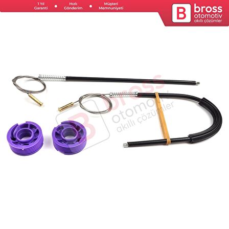 Audi A3 S3 MK3 8V 2012-2021 4/5 Kapı İçin Elektrikli Arka Sol veya Sağ Cam Kriko Tamir Seti