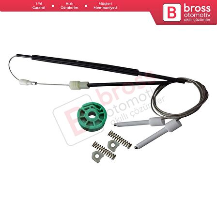 Audi A6 C4 4A 1994-1998 100 C4 4A 4/5 Kapı 4A0837461 İçin Elektrikli Ön Sol Cam Kriko Tamir Seti