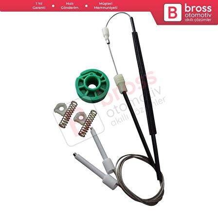 Audi A6 C4 4A 1994-1998 100 C4 4A 4/5 Kapı 4A0837461 İçin Elektrikli Ön Sol Cam Kriko Tamir Seti