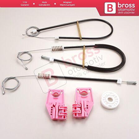 Skoda Superb MK2 B6 3T4 3T5 2008-2015 5-Kapı 3T0837402 İçin Elektrikli Ön Sağ Cam Kriko Tamir Seti