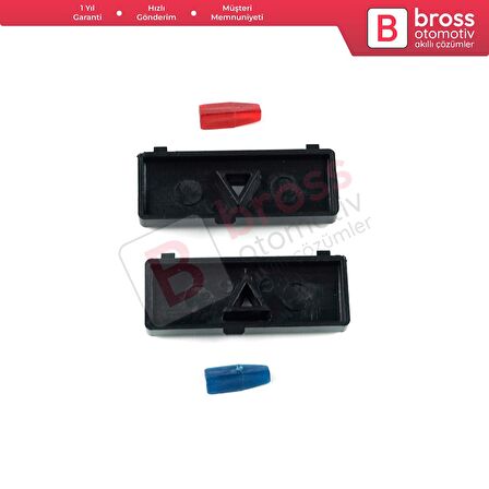 BMW X5 E53 2000-06 E39 96-2003 64116915812 İçin Klima Kontrol Sıcaklık Arttırma Azaltma Düğme Kapağı