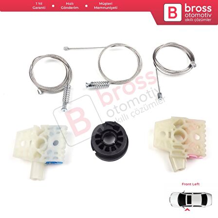 VW Golf MK7 2014 İçin Sol Ön Cam Mekanizması Tamir Takımı