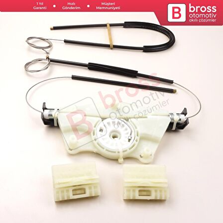 VW Touareg MK1 7L Porsche Cayenne 955 957 2002-2010 İçin Elektrikli Arka Sol Cam Kriko Tamir Seti