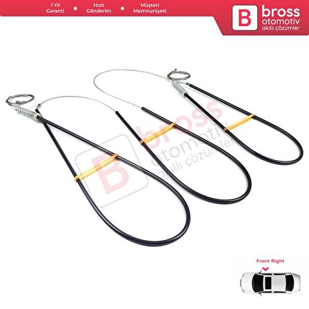 Audi A1 MK1 8X 8X1 8XK 2010-2019 3-Kapı HB 8X3837461 İçin Elektrikli Ön Sağ Cam Kriko Tamir Seti