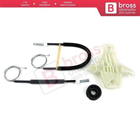 VW Amarok MK1 2H 2010-2022 4-Kapı Pickup 2H0837402 İçin Elektrikli Ön Sağ Cam Kriko Tamir Seti