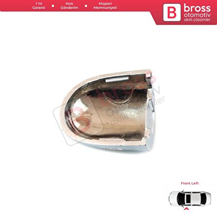 Renault Megane Scenic Laguna MK2 Primera P12 Clio 3 Modus Koleos İçin Sol Dış Kapı Kolu Şifre Kapağı