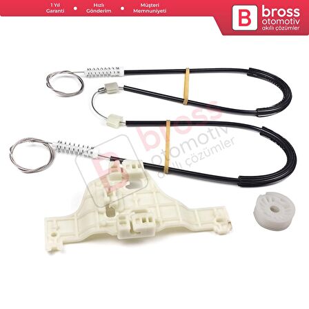 Renault Megane MK3 2008–2017 5-Kapı 827210003R İçin Elektrikli Arka Sol Cam Kriko Tamir Seti