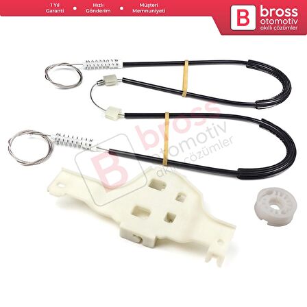 Renault Megane MK3 2008–2017 5-Kapı 827210003R İçin Elektrikli Arka Sol Cam Kriko Tamir Seti