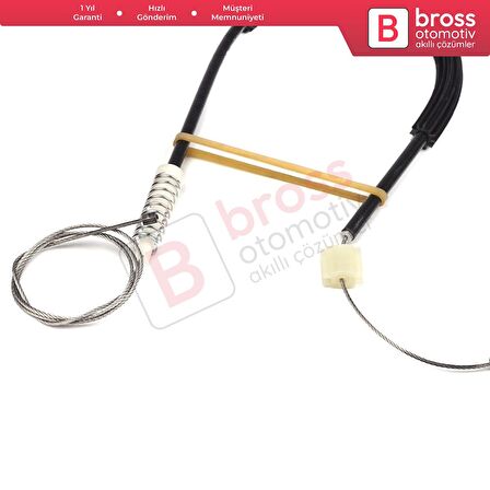 Renault Fluence L3 2009-2024 4-Kapı Sedan 827210016R İçin Elektrikli Arka Sol Cam Kriko Tamir Seti