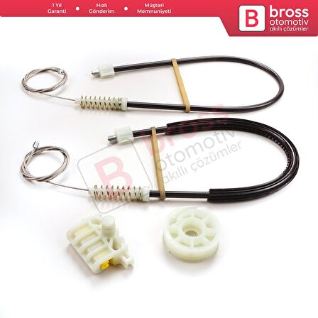 Renault Laguna MK3 2007-2015 5-Kapı 827000001R İçin Elektrikli Arka Sağ Cam Kriko Tamir Seti