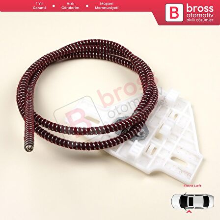 Renault Master MK2 Movano A Iveco Daily 3 4 Interstar X70 İçin Monoray Sol Kapı Cam Kriko Tamir Seti