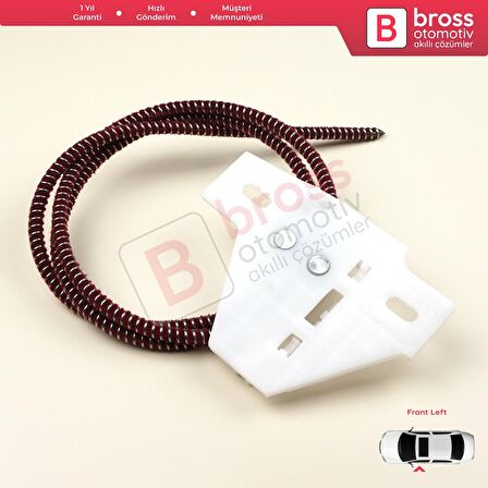 Renault Master MK2 Movano A Iveco Daily 3 4 Interstar X70 İçin Monoray Sol Kapı Cam Kriko Tamir Seti