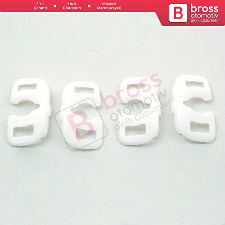 4 Adet Cam Kaldırma Mekanizması Onarım Sekmen Klipsi Tip:2