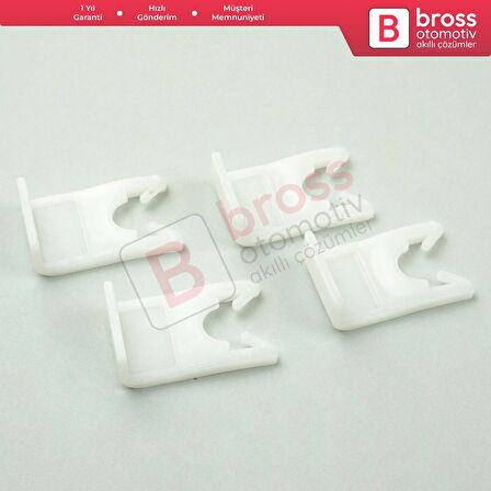 4 Adet Cam Kaldırma Mekanizması Onarım Sekmen Klipsi Tip:3