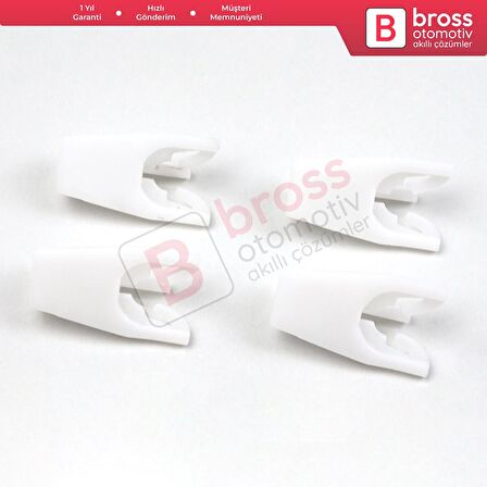 4 Adet Cam Kaldırma Mekanizması Onarım Sekmen Klipsi Tip:7