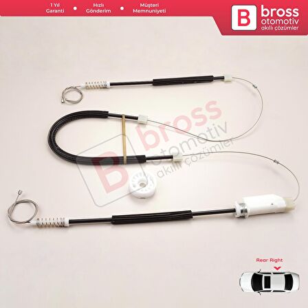 Audi A5 S5 Coupe 08 13 İçin Sağ Arka Cam Mekanizması Tamir Takımı